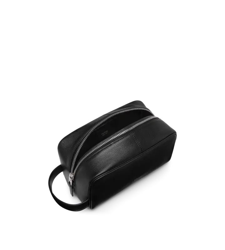 SUPPLE GRAIN LEATHER CLASSIC VANITY CASE BLACK online